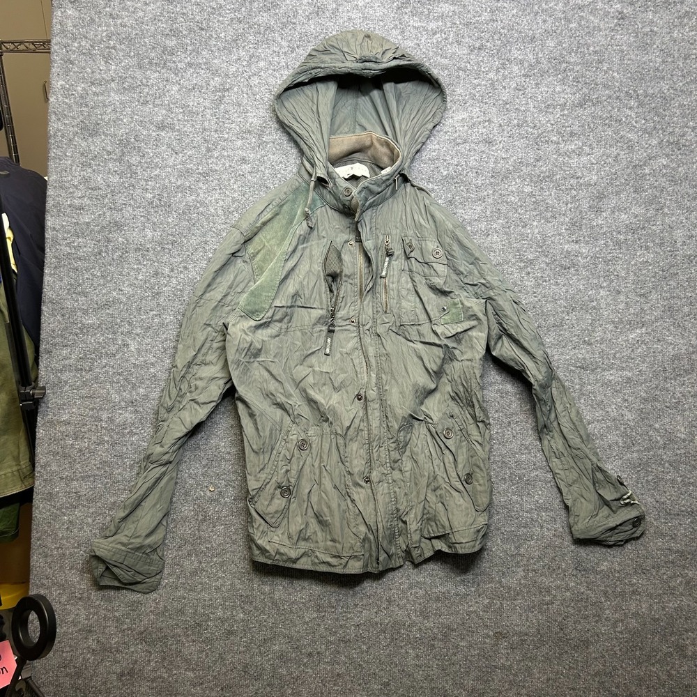 Five Foue Military Field Jacket Men's Faded Olive‎ Green Hooded Utility Tactical